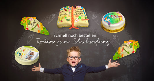 Schnell bestellen - Torten zum Schulanfang