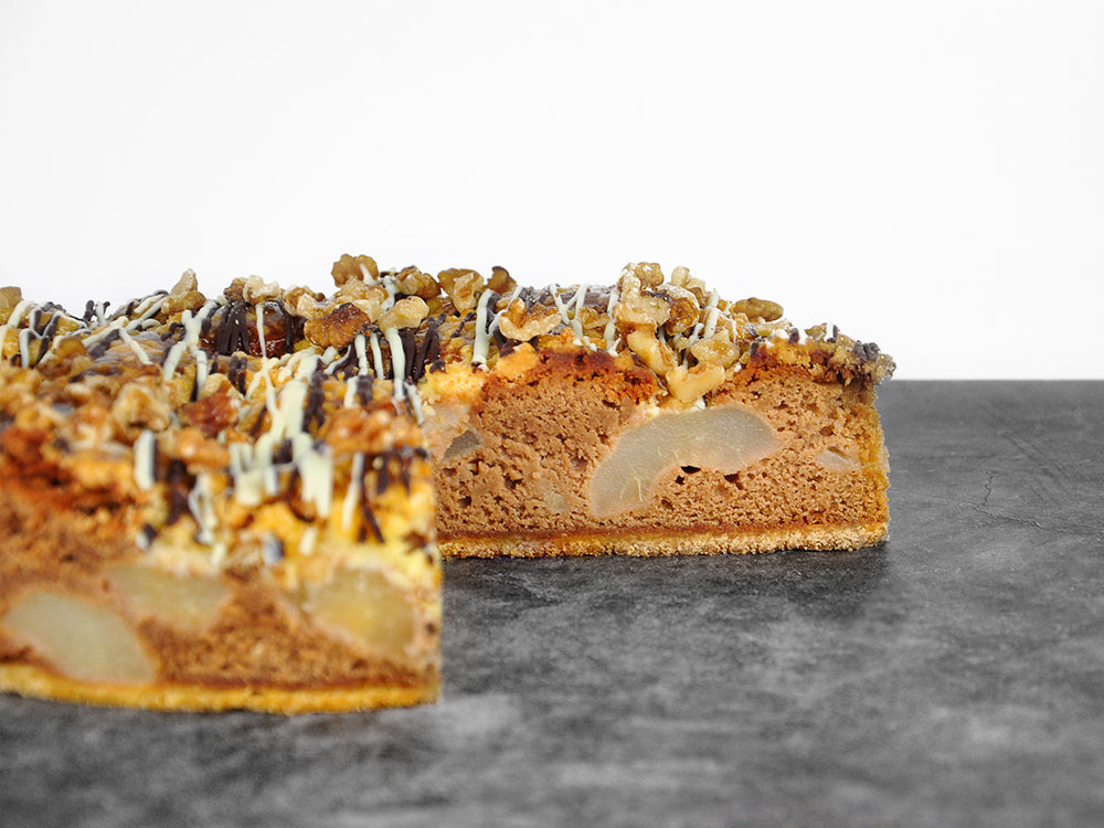 Birne-Walnusskuchen