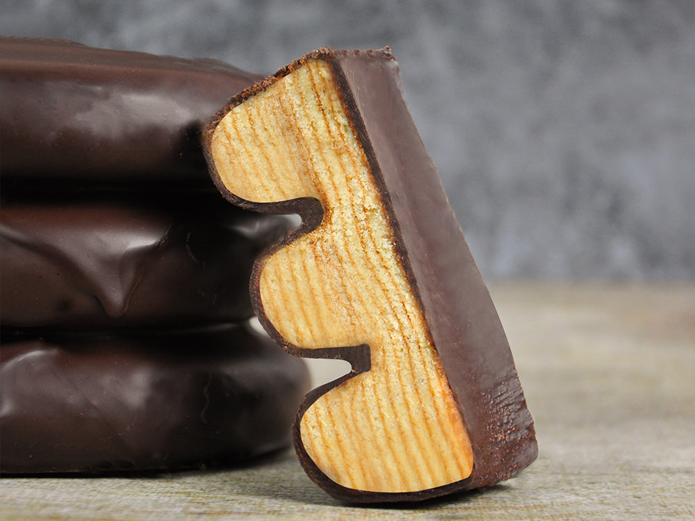 Detailfoto Baumkuchen im Anschnitt