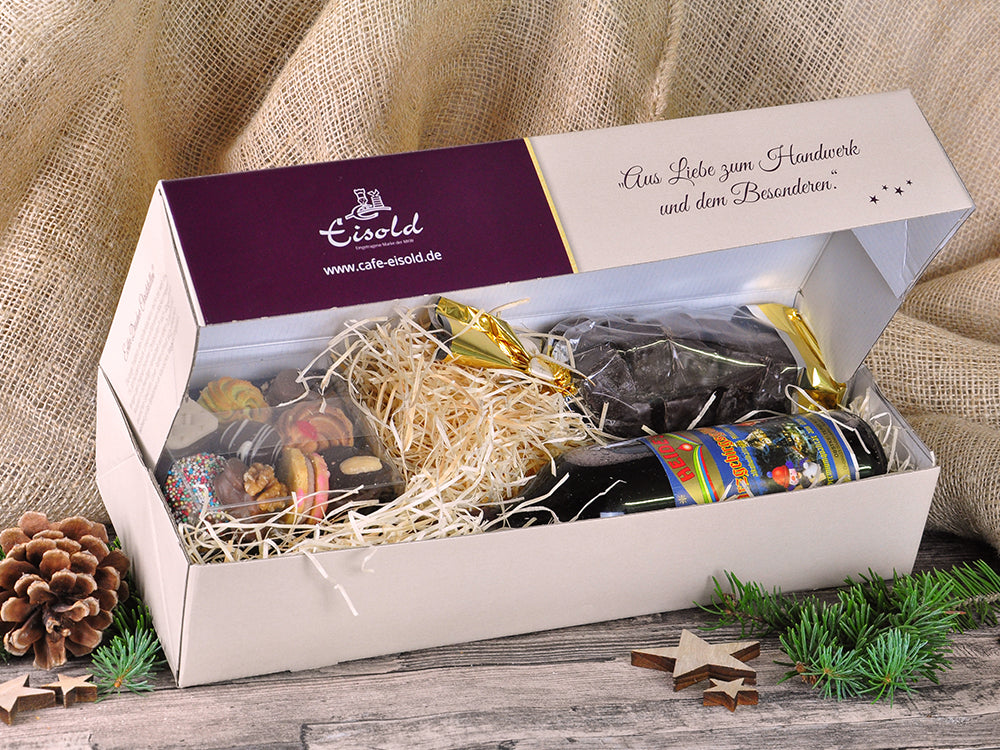 Weihnachtsgeschenk Gebäck & Glühwein