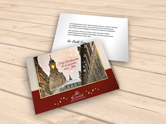 Weihnachtskarte mit Ihrem Wunschtext